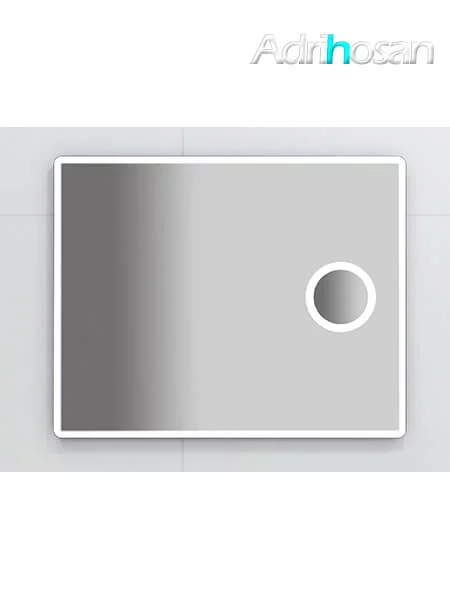 Espejo Cromado De Aumento X3/x5 Barra Articulada Con Led - Adrihosan