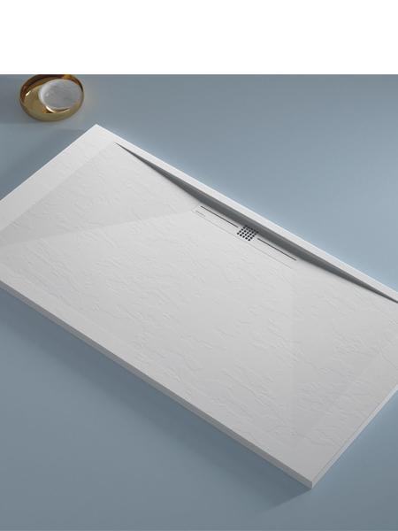 Plato de ducha pizarra extraplano Blanco 90x110 cm