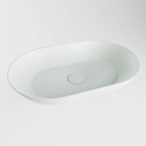 lavabo solid surface de diseño en colores pastel