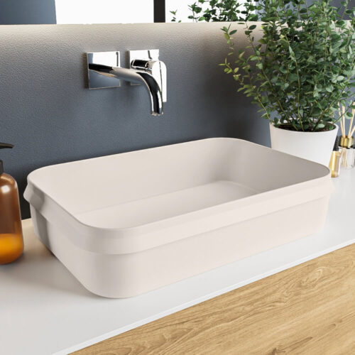 lavabos de baño de colores solid surface