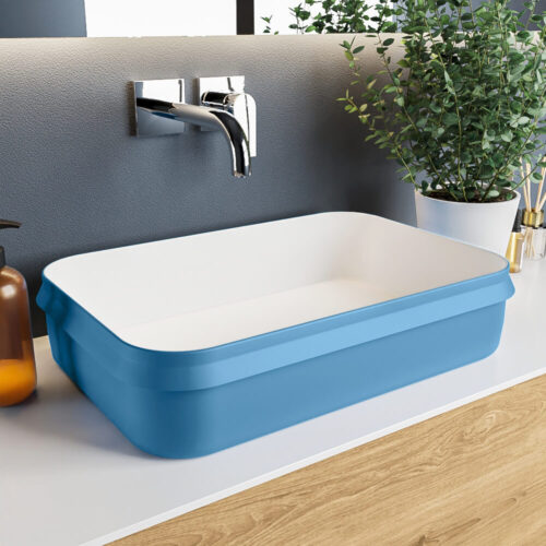 lavabos de baño de colores solid surface