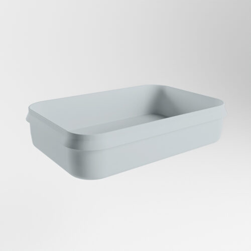 lavabo sobre mueble de solid surface en colores