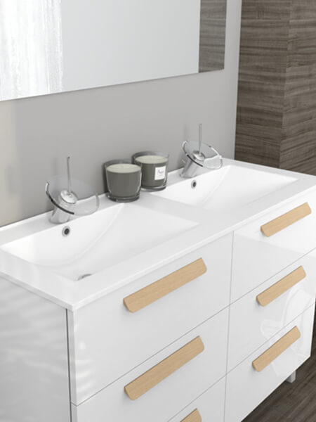 Mueble baño porcelánico modelo Baru 70cm diseño y calidad sólo en ASEALIA.