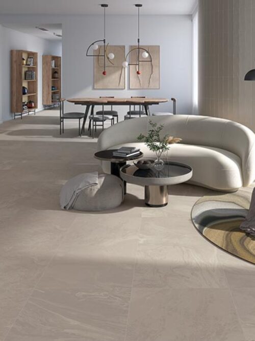 Ambiente azulejo pasta blanca tipo metro neormal serie Salou color taupe