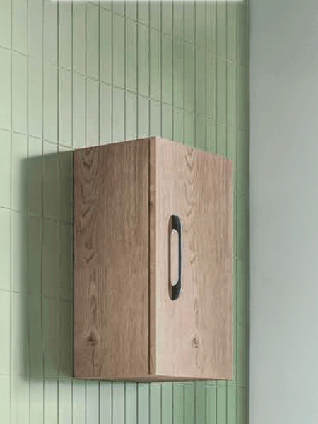 Armario de suelo de baño, armario de almacenamiento de madera para bañ -  VIRTUAL MUEBLES